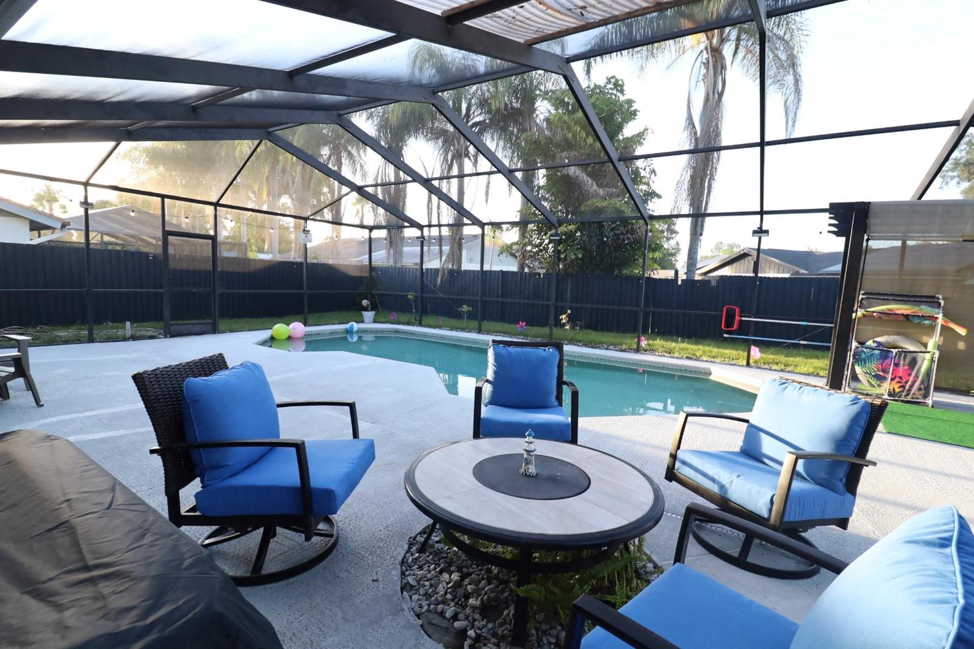 Boho Oasis With Pool- Paradise For Work & Fun Tampa Buitenkant foto